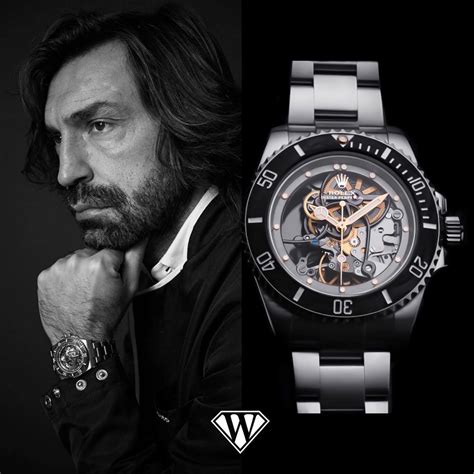 andrea Pirlo skeleton Rolex